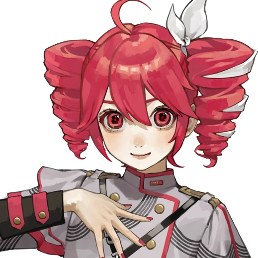 An image of Kasane Teto's Synthesizer V illustration, done by Sakauchi Waka.